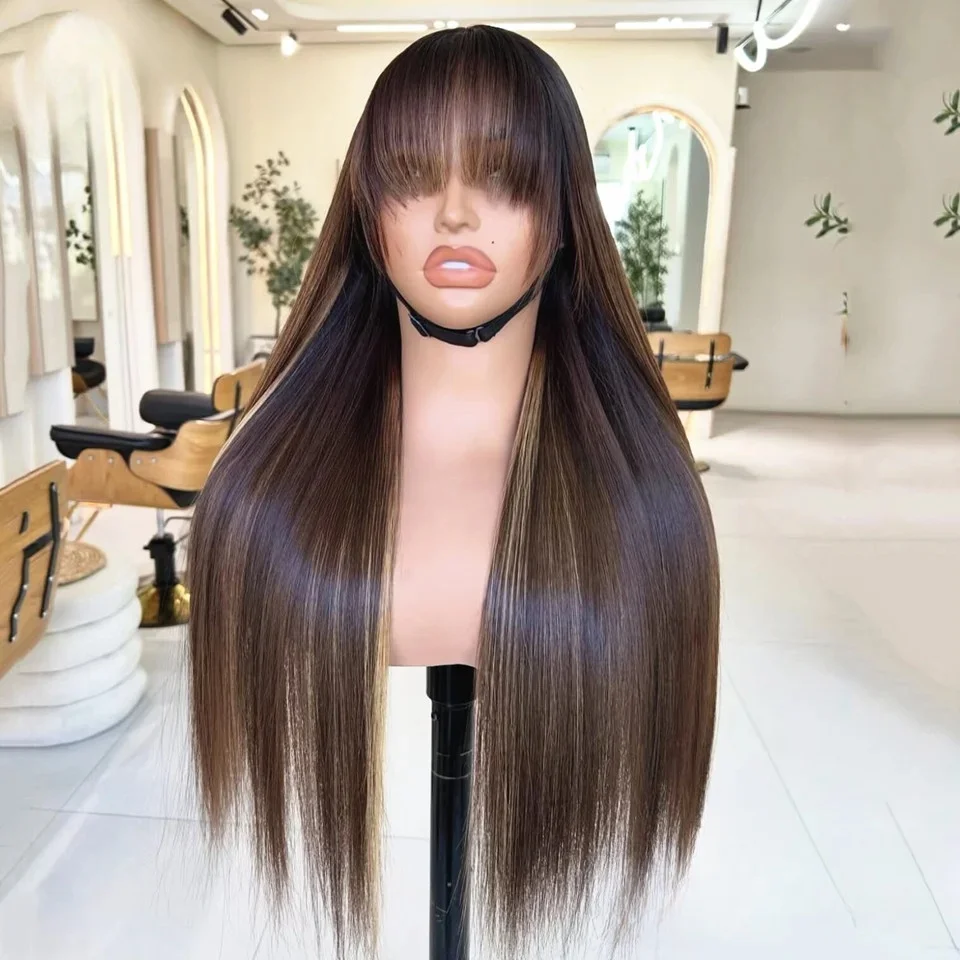 180 Density Highlight Brown Straight 26 Inch Long 5x5 Silk Base Jewish Human Hair HD Lace European Style Glueless Preplucke
180 Density Highlight Brown Straight 26 Inch Long 5x5 Silk Base Jewish Human Hair HD Lace European Style Glueless Preplucke