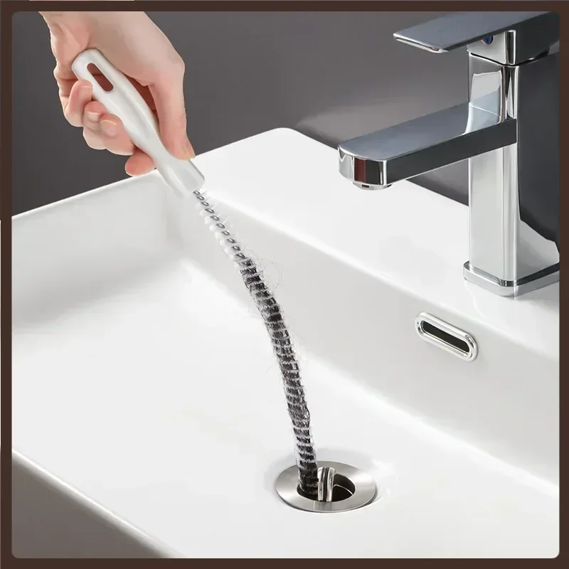 1/2pcs Super long Pipe Dredging Brush Bathroom Hair Sewer Sink Cleaning Brush Flexible Drain Cleaner Clog Plug Hole Remover Tool
1/2pcs Super long Pipe Dredging Brush Bathroom Hair Sewer Sink Cleaning Brush Flexible Drain Cleaner Clog Plug Hole Remover Tool