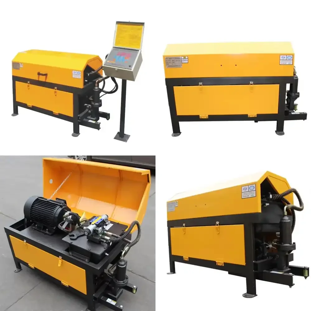 5mm 10mm 12mm CNC Automatic Rebar Steel Wire Straightener and Rebar Cutter All-in-One Machine
5mm 10mm 12mm CNC Automatic Rebar Steel Wire Straightener and Rebar Cutter All-in-One Machine