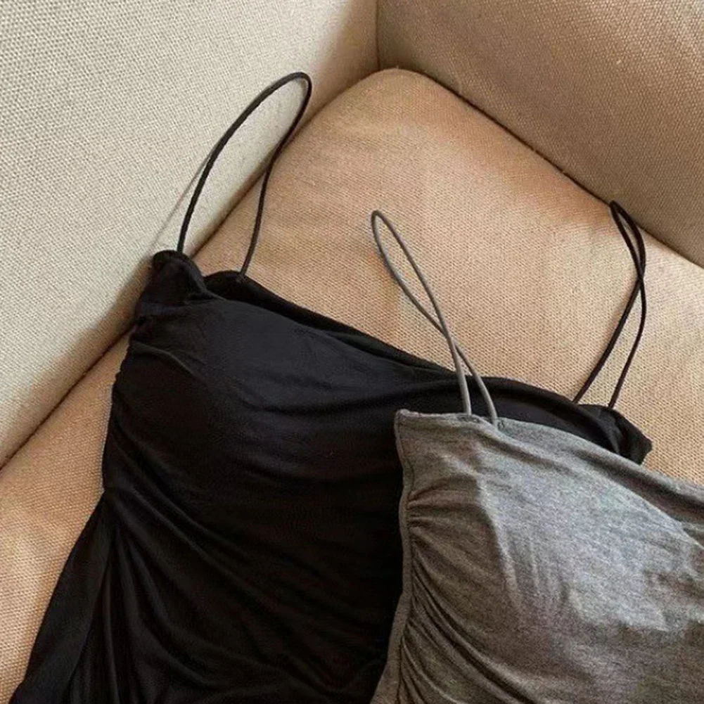 Summer Camis Tank Casual Tops Women With Built In Bra Spaghetti Strap Tanks For Woman Solid Color Female Korean Style
Summer Camis Tank Casual Tops Women With Built In Bra Spaghetti Strap Tanks For Woman Solid Color Female Korean Style