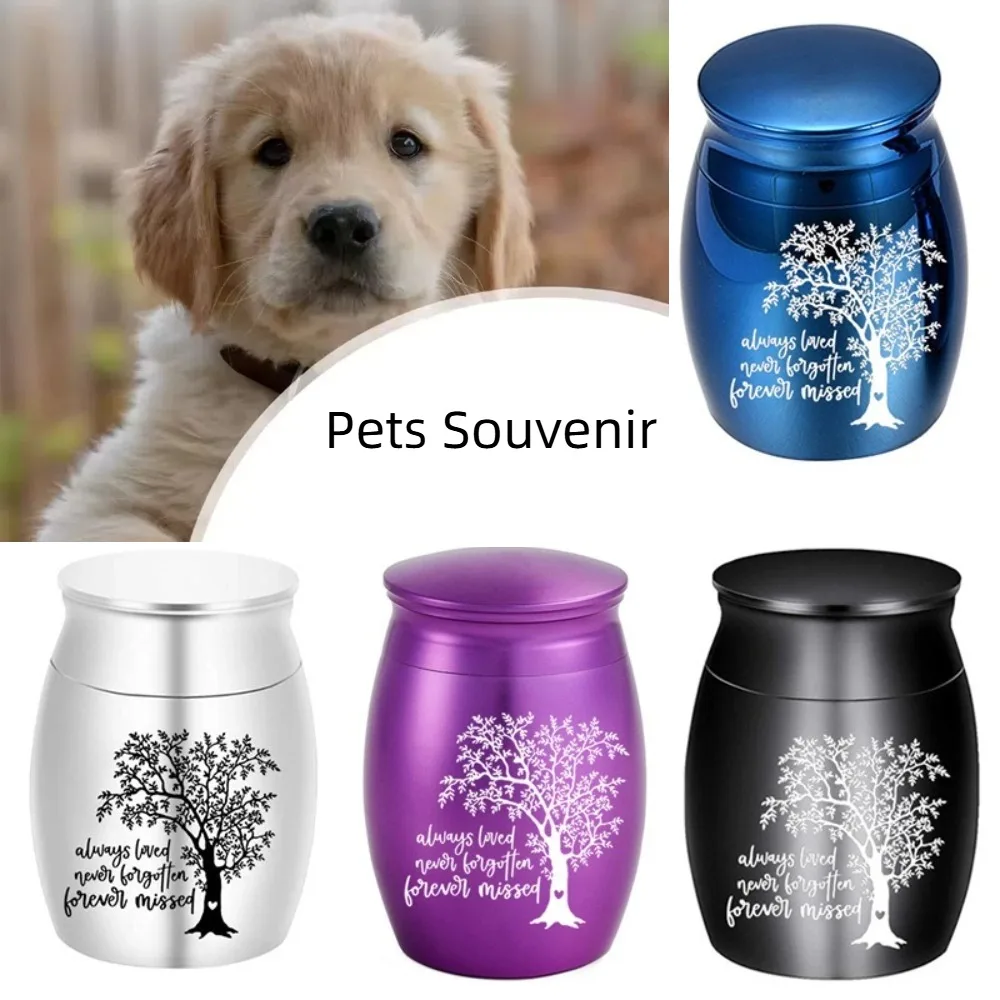 Aluminum Alloy Pet Ashes Container Waterproof Dustproof Dog Cat Memorial Urn Tree Pattern with Lid Ashes Sealed Box Memorial
Aluminum Alloy Pet Ashes Container Waterproof Dustproof Dog Cat Memorial Urn Tree Pattern with Lid Ashes Sealed Box Memorial