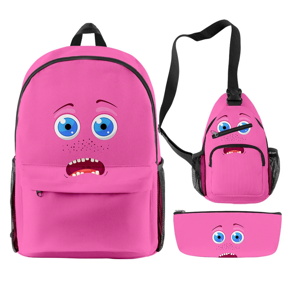 Fashion Youthful Funny Cartoon Monster Face 3pcs/Set Backpack 3D Print Bookbag Laptop Daypack Backpacks Chest Bags Pencil Case
Fashion Youthful Funny Cartoon Monster Face 3pcs/Set Backpack 3D Print Bookbag Laptop Daypack Backpacks Chest Bags Pencil Case