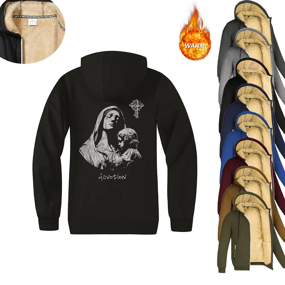 Мужские куртки на плюшевой подкладке, пальто с готическим принтом, ветрозащитная толстовка из овечьей шерсти на молнии, кардиган высокого качества, спортивная одежда с капюшоном, уличные топы
Мужские куртки на плюшевой подкладке, пальто с готическим принтом, ветрозащитная толстовка из овечьей шерсти на молнии, кардиган высокого качества, спортивная одежда с капюшоном, уличные топы