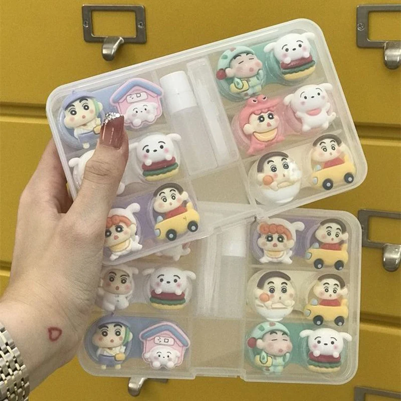 Bandai Kawaii Anime Crayon Shin-Chan Contact Lens Storage Box Cute Sweet Cartoon Leakproof Lovely Portable Contact Lens Case
Bandai Kawaii Anime Crayon Shin-Chan Contact Lens Storage Box Cute Sweet Cartoon Leakproof Lovely Portable Contact Lens Case