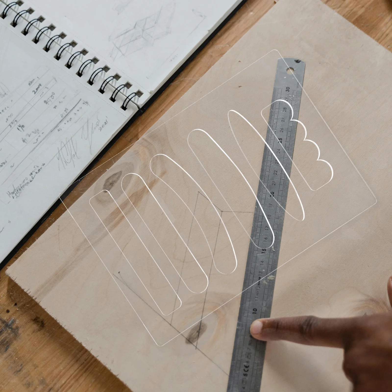 1pcs Acrylic Handle Templates Versatile Design Charcuterie Chopping Boards Router Jigs Precision Cutting
1pcs Acrylic Handle Templates Versatile Design Charcuterie Chopping Boards Router Jigs Precision Cutting