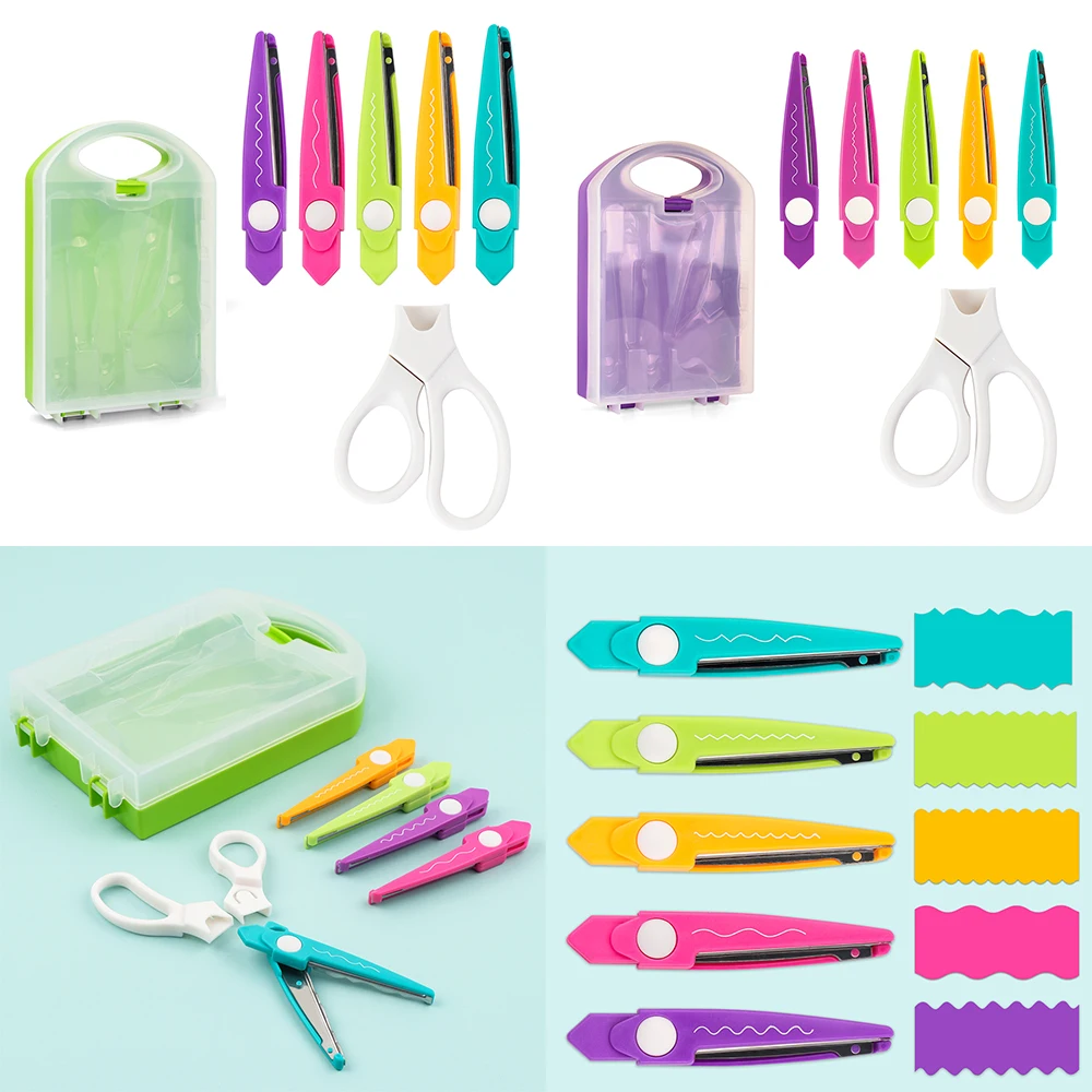 6Pcs/set Replaceable Pattern Scissors Set Different Zig Zag Decorative Paper Edge Scissors for Kids Diy Paper Card Crafting 2024
6Pcs/set Replaceable Pattern Scissors Set Different Zig Zag Decorative Paper Edge Scissors for Kids Diy Paper Card Crafting 2024
