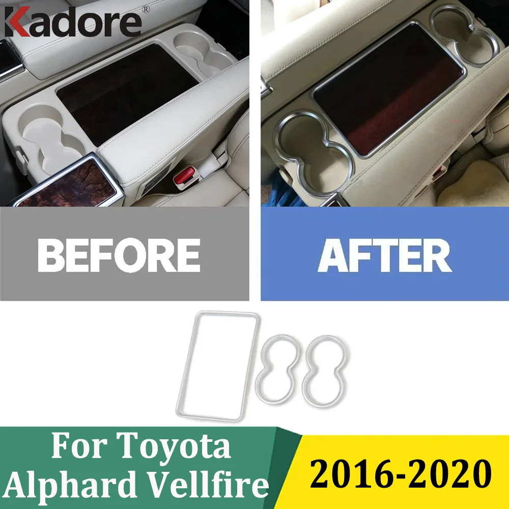 For Toyota Alphard Vellfire 2016-2020 Rear Seat Armrest Frame Water Cup Bottle Holder Organize Cover Trim Car Accessories
For Toyota Alphard Vellfire 2016-2020 Rear Seat Armrest Frame Water Cup Bottle Holder Organize Cover Trim Car Accessories