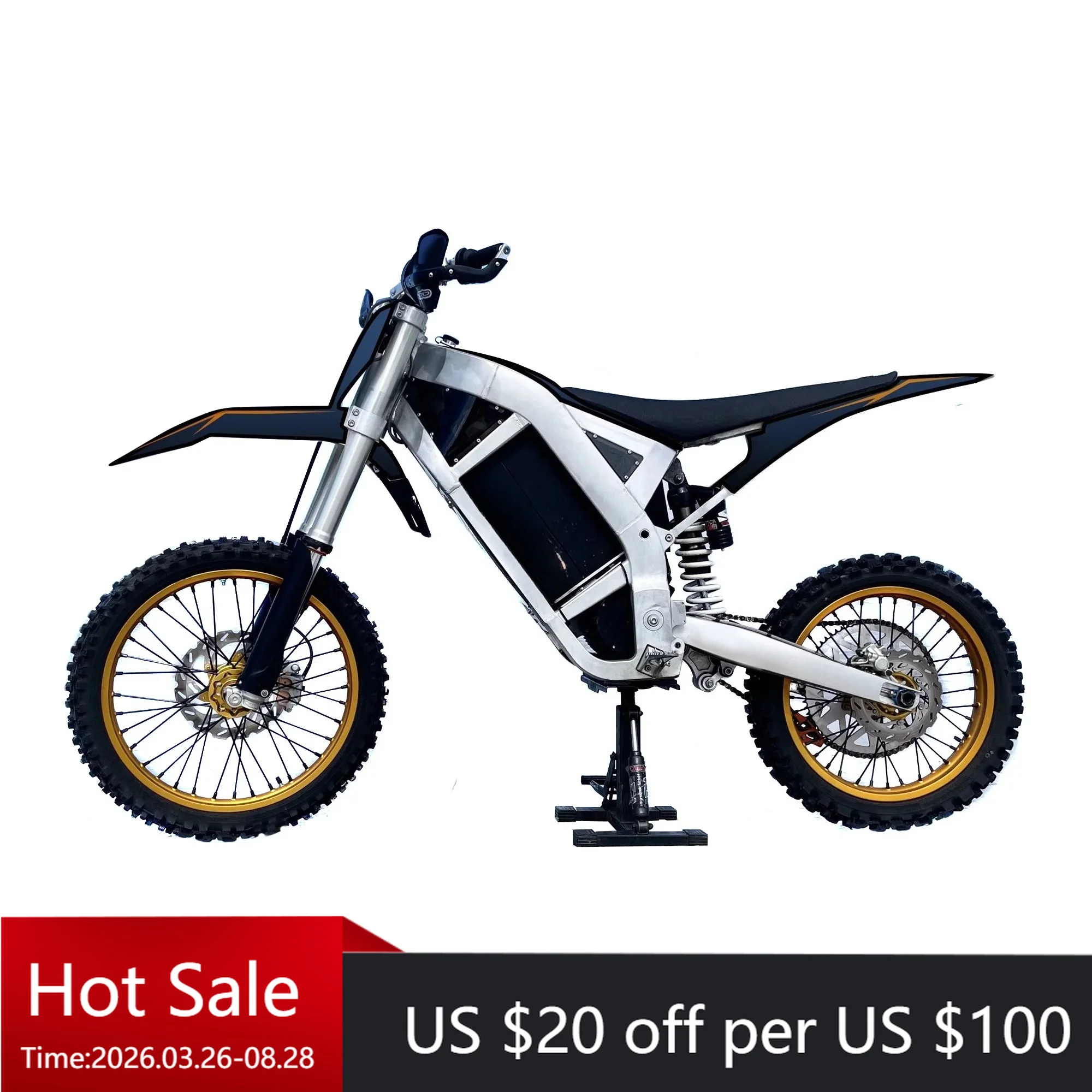 Tc Golden Horse Electric Off-Road Vehicle 36kW 640Nm Direct Drive Gearless | 5.5kWh Replaceable Semi-Solid Battery 72V | Full Si
Tc Golden Horse Electric Off-Road Vehicle 36kW 640Nm Direct Drive Gearless | 5.5kWh Replaceable Semi-Solid Battery 72V | Full Si