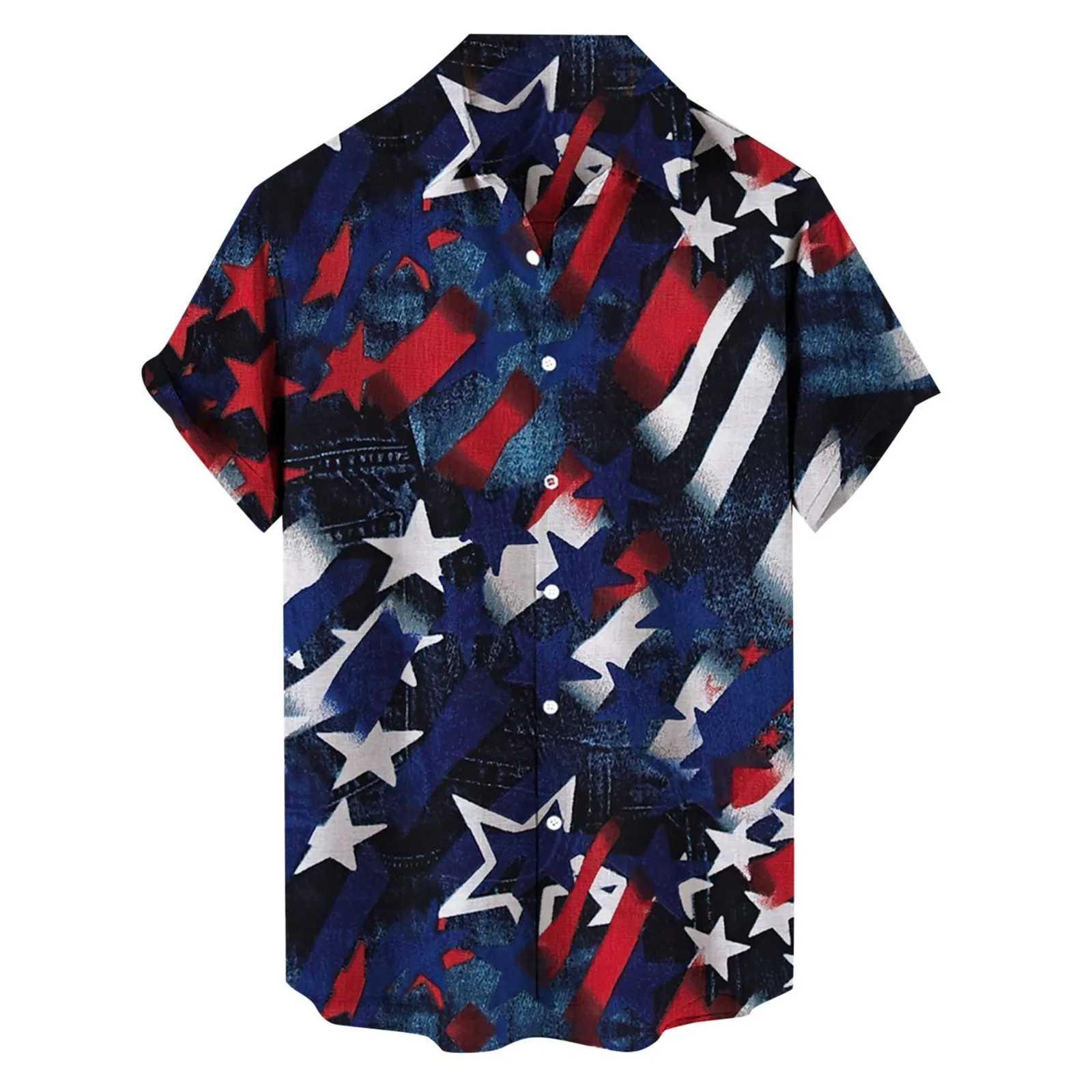 Men’s Fashion Independance Day T-Shirt Summer Turndown Collar Short Sleeve Tee Shirts Button Up Printed Blouse Top Men Clothing
Men’s Fashion Independance Day T-Shirt Summer Turndown Collar Short Sleeve Tee Shirts Button Up Printed Blouse Top Men Clothing