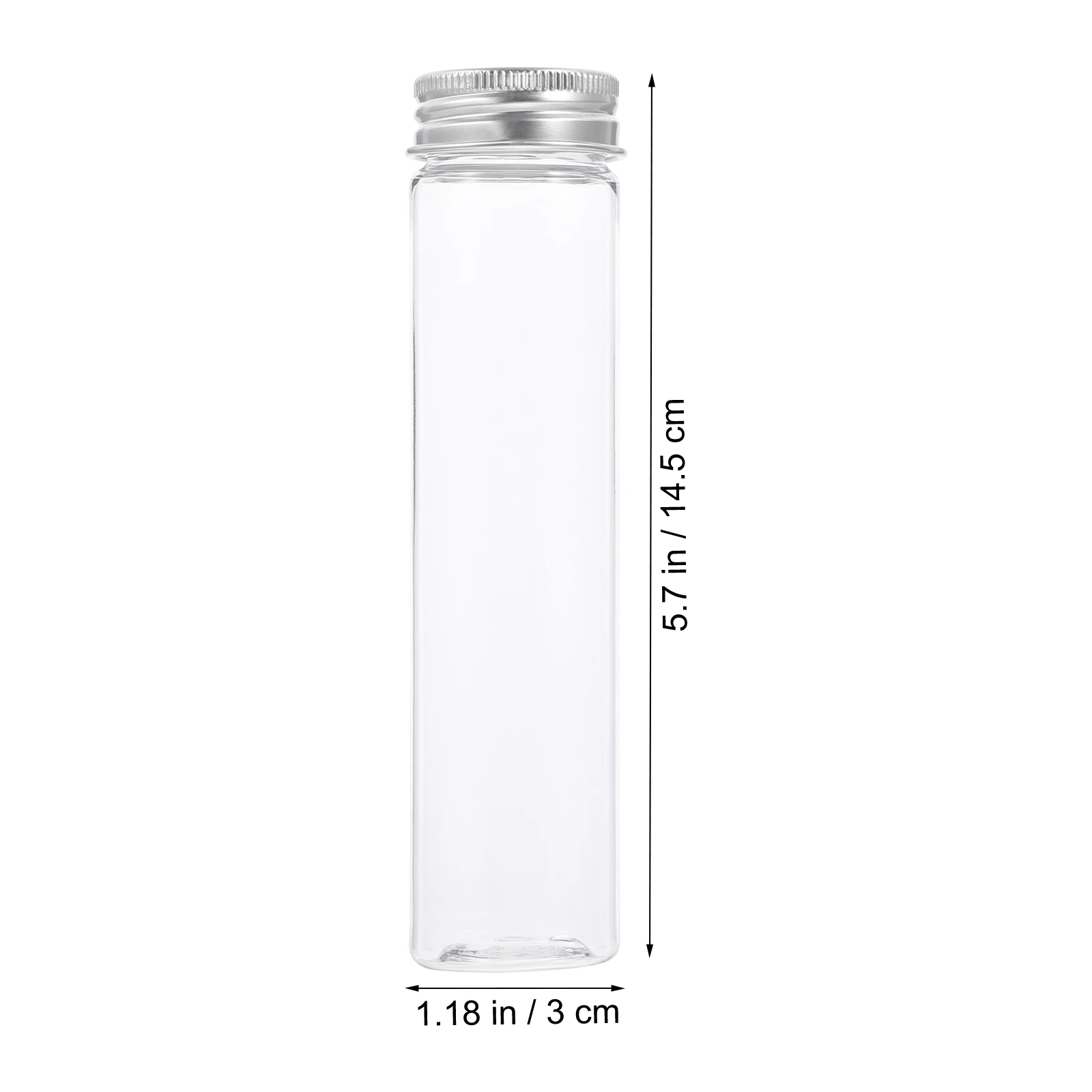 10 PCS Flat Bottom Test Tube Bottomed Candy Tubes Plastic Clear with Cap Caps Screw
10 PCS Flat Bottom Test Tube Bottomed Candy Tubes Plastic Clear with Cap Caps Screw
