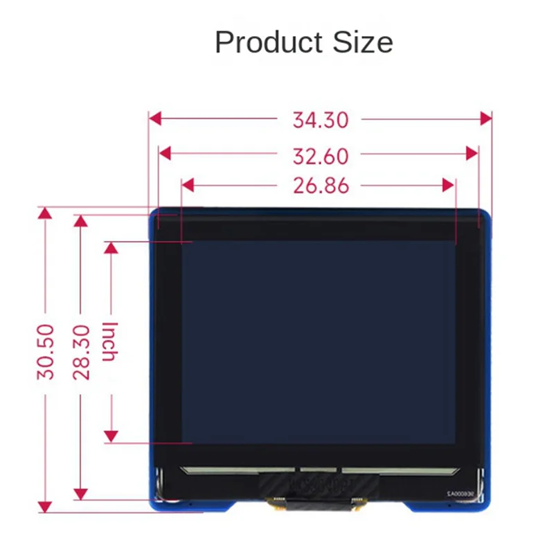 Waveshare 1.32 Inch Oled Module 128X96 Resolution 16 Gray Level Display Spi/I2C Communication
Waveshare 1.32 Inch Oled Module 128X96 Resolution 16 Gray Level Display Spi/I2C Communication