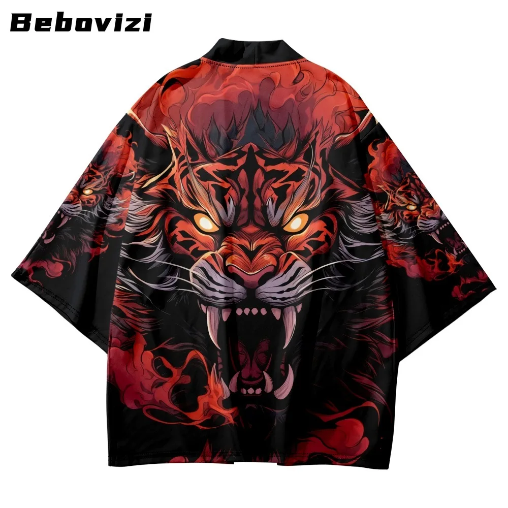 Plus Size 2025 Men Cardigan Haori Japanese Anime Cartoon Tiger Print Kimono Harajuku Women Beach Yukata Samurai
Plus Size 2025 Men Cardigan Haori Japanese Anime Cartoon Tiger Print Kimono Harajuku Women Beach Yukata Samurai