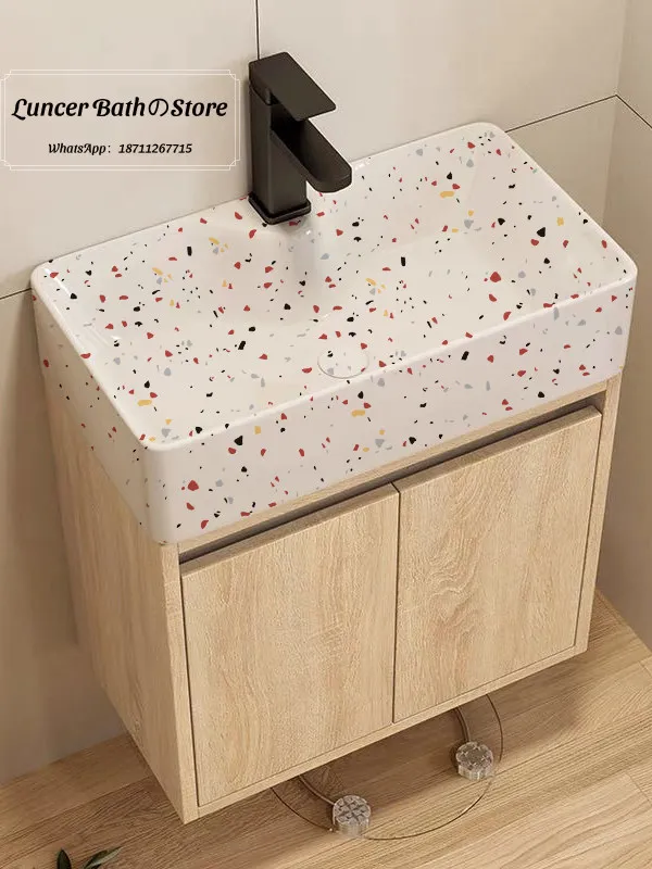 Extra Narrow Log Wood Wall Mount Mini Bathroom Vanity Set Compact Floating Wash Basin For Small Apartment Bathroom
Extra Narrow Log Wood Wall Mount Mini Bathroom Vanity Set Compact Floating Wash Basin For Small Apartment Bathroom