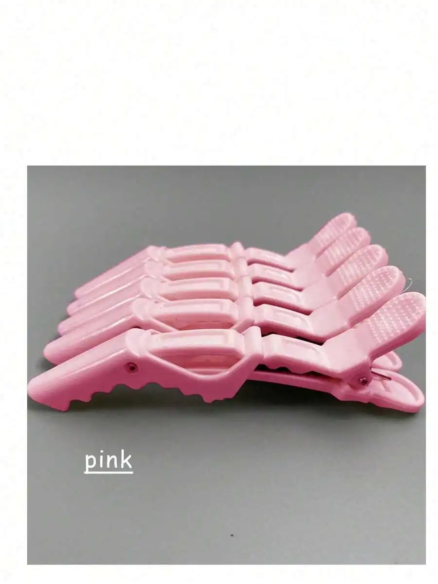 10pcs Pink Crocodile Hair Clips Professional Duck Mouth Clips For Styling Positioning Salon Home Use
10pcs Pink Crocodile Hair Clips Professional Duck Mouth Clips For Styling Positioning Salon Home Use