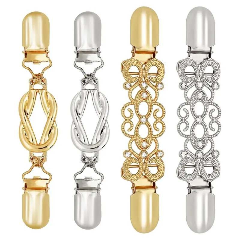 TEXU Dress Back Cinchers& Sweater Clips-4Pcs Elegant Waist Cincher Clips For Women In Gold And Silver
TEXU Dress Back Cinchers& Sweater Clips-4Pcs Elegant Waist Cincher Clips For Women In Gold And Silver