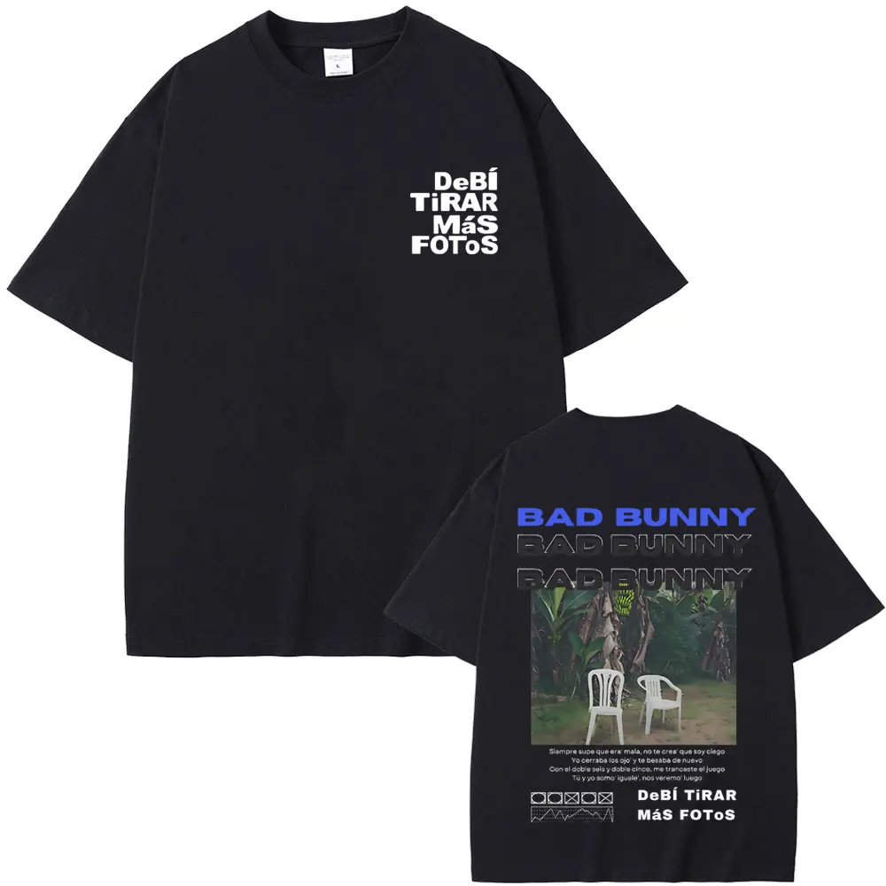 Футболка с изображением рэпера Bad Bunny, DeBi TiRAR MaS FOtoS DTMF, графическая футболка, мужская хлопковая футболка, мужская модная рубашка в стиле хип-хоп, ретро-рубашки унисекс
Футболка с изображением рэпера Bad Bunny, DeBi TiRAR MaS FOtoS DTMF, графическая футболка, мужская хлопковая футболка, мужская модная рубашка в стиле хип-хоп, ретро-рубашки унисекс