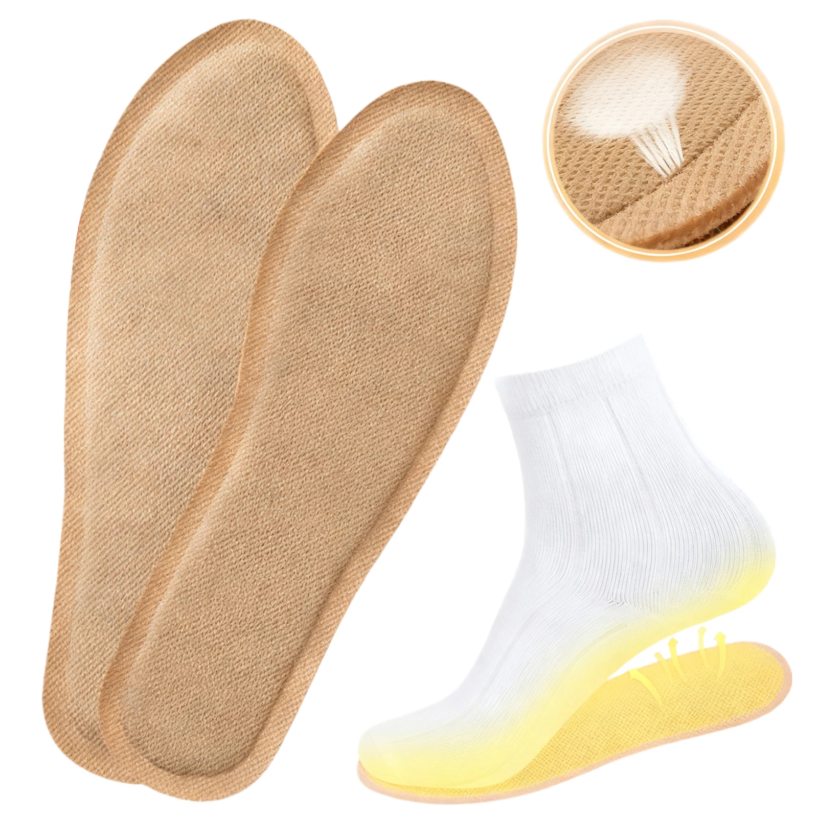10 Pairs Heated Insoles Warmers Continuous Heat Toe Warmers Odorless Air Activated Warmers for Hunting and Outdoor Sports
10 Pairs Heated Insoles Warmers Continuous Heat Toe Warmers Odorless Air Activated Warmers for Hunting and Outdoor Sports