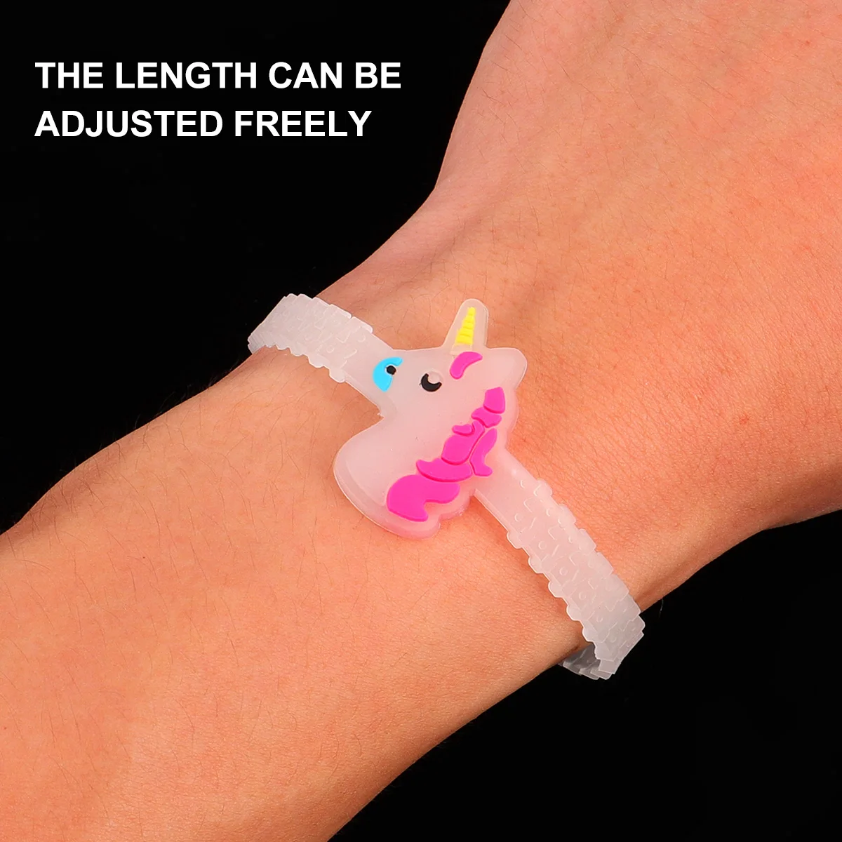 12 Pcs Glowing Bracelet Girls Toys Glitter Flash Bangle Luminous Stick Child Creative Cartoon PVC Night Glow Waterproof Party
12 Pcs Glowing Bracelet Girls Toys Glitter Flash Bangle Luminous Stick Child Creative Cartoon PVC Night Glow Waterproof Party