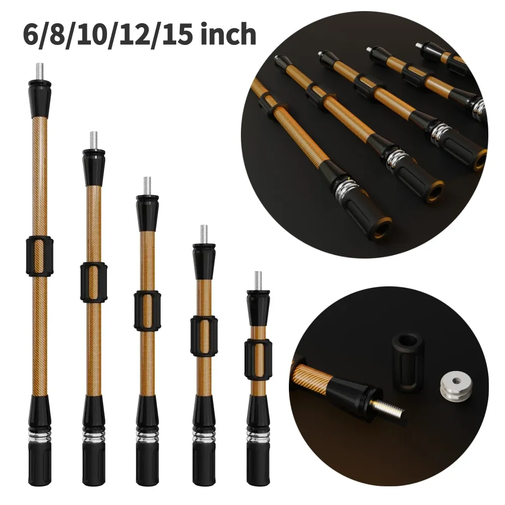 Archery Carbon Balance Bar 6/8/10/12/15" Compound Bow Stabilizer Hunting Shooting Shock Absorption Target Practice Damper Rod
Archery Carbon Balance Bar 6/8/10/12/15" Compound Bow Stabilizer Hunting Shooting Shock Absorption Target Practice Damper Rod