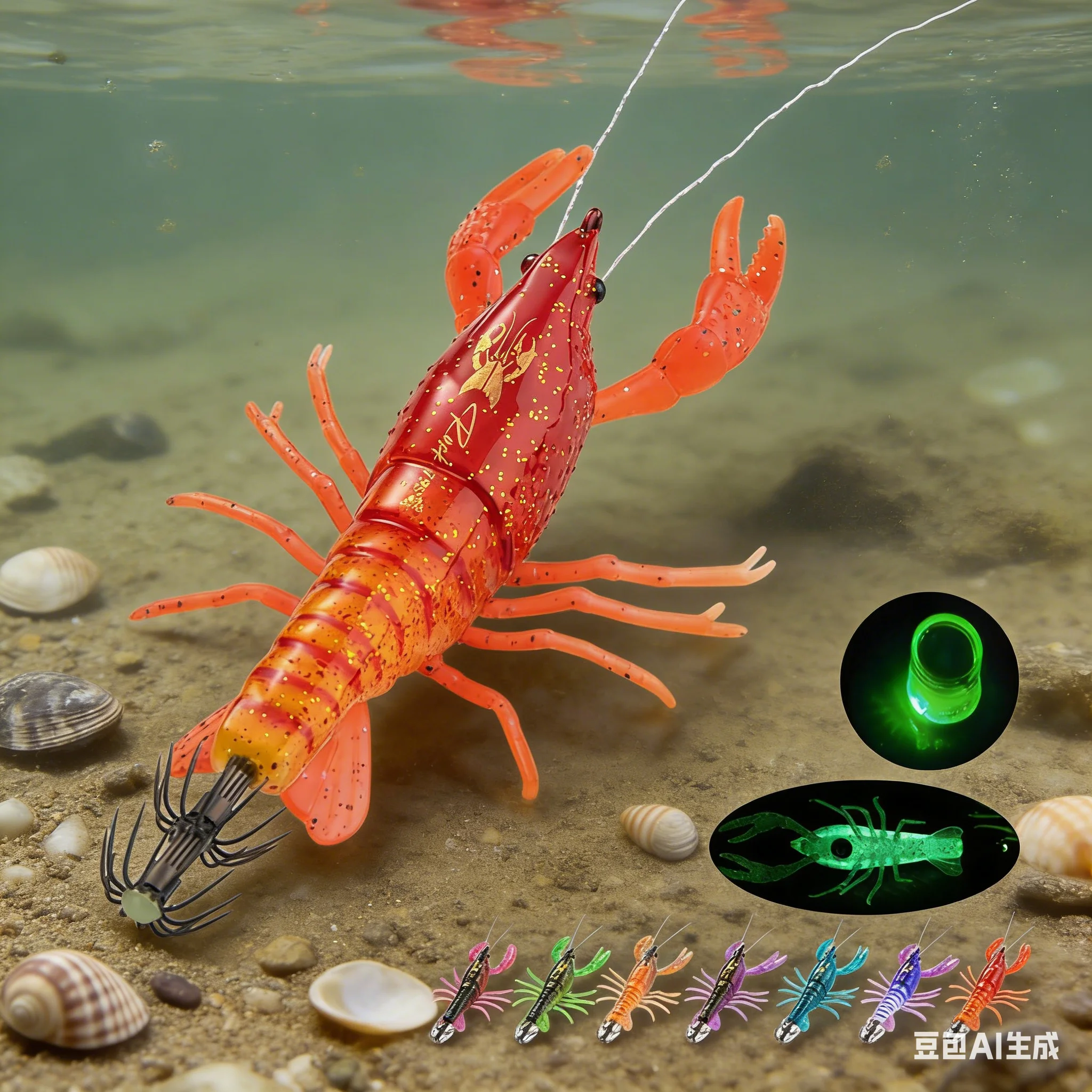 Crayfish Squid Bait Slow Glow Squid Jig 12.5cm/15.5g Sinking Shrimp Artificial Soft Baits With Fish Lure Lamp Fishing Tackles
Crayfish Squid Bait Slow Glow Squid Jig 12.5cm/15.5g Sinking Shrimp Artificial Soft Baits With Fish Lure Lamp Fishing Tackles
