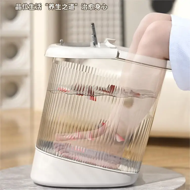 Winter foot soaking bucket household health sole massage relaxation ergonomic constant temperature bath heightene
Winter foot soaking bucket household health sole massage relaxation ergonomic constant temperature bath heightene