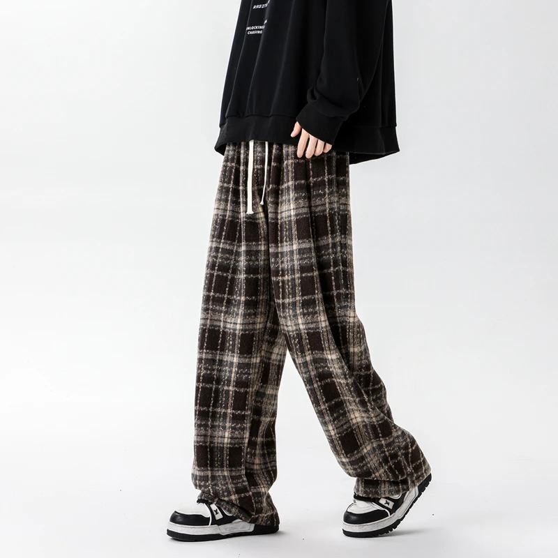 New Fashion Checkered Casual Pants American Loose Straight Casual Pants Men's Large Casual Pants
New Fashion Checkered Casual Pants American Loose Straight Casual Pants Men's Large Casual Pants