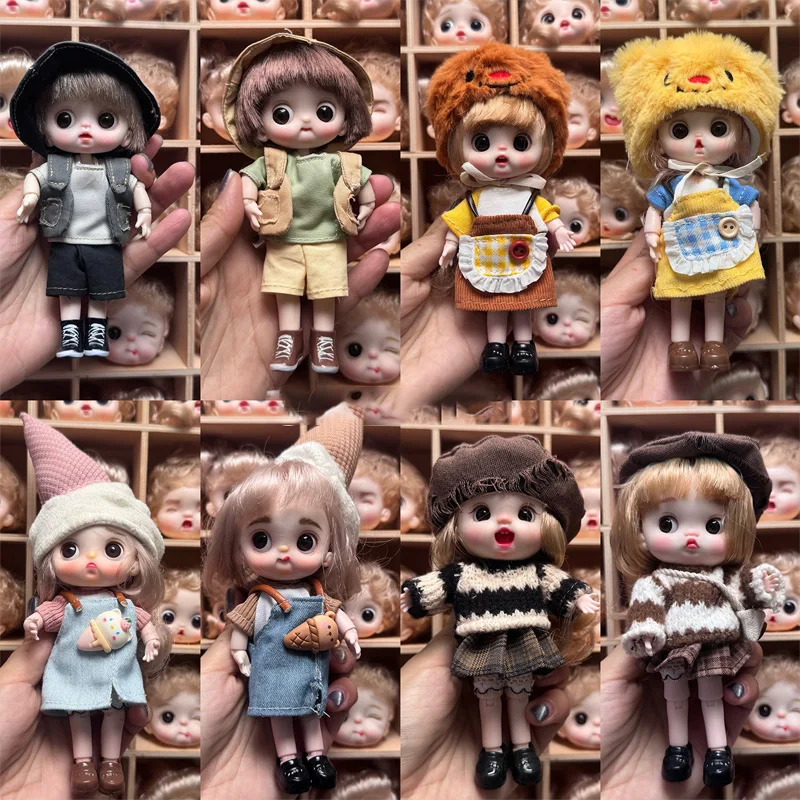 Cute Fashionable Ob11 Bjd Handmade Cute Doll 14cm Pocket Mini Girl Doll Mobile Doll Fashion Mobile Phone Bag Decoration Gift
Cute Fashionable Ob11 Bjd Handmade Cute Doll 14cm Pocket Mini Girl Doll Mobile Doll Fashion Mobile Phone Bag Decoration Gift