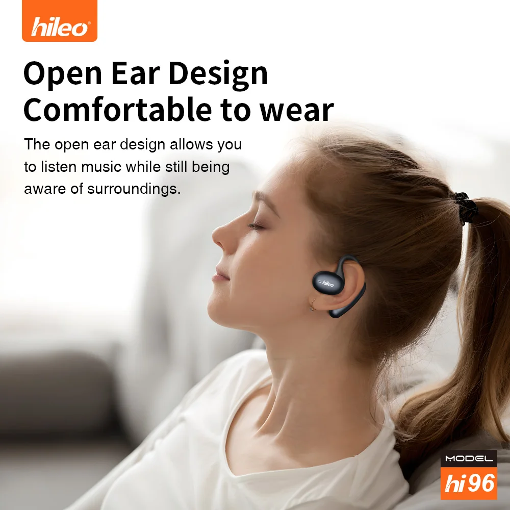 Hi96 OPEN-EAR Earphone Bluetooth V5.4 Sport Open Earbuds Headphone Voice Assistant Function Ergonomically Designed Headphones
Hi96 OPEN-EAR Earphone Bluetooth V5.4 Sport Open Earbuds Headphone Voice Assistant Function Ergonomically Designed Headphones