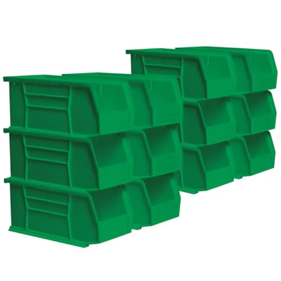 30230 AkroBins Plastic Storage Bins Space-Saving Stackable Bins for Garage Pantry Craft Organization 11" x 5" x 5" 12-Pack
30230 AkroBins Plastic Storage Bins Space-Saving Stackable Bins for Garage Pantry Craft Organization 11" x 5" x 5" 12-Pack