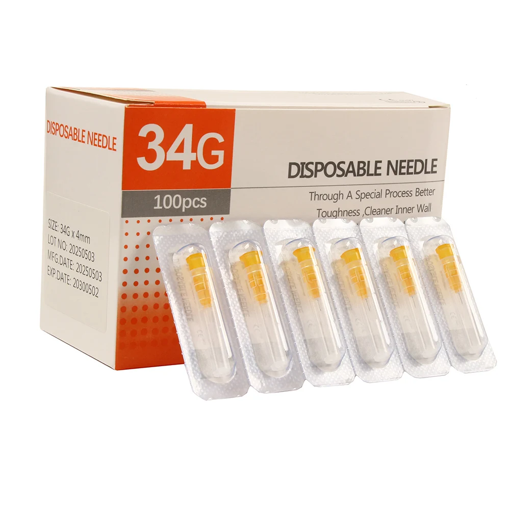 100PCS 30G-34G painless needle Piercing Transparent Syringe Injection glue Clear Tip Cap Pharmaceutical injection needle 1.5/2.5 
100PCS 30G-34G painless needle Piercing Transparent Syringe Injection glue Clear Tip Cap Pharmaceutical injection needle 1.5/2.5