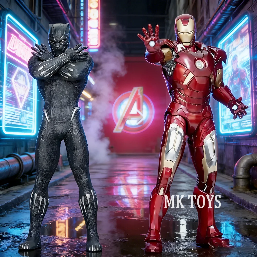 23cm Anime The Avengers Figure Black Panther and Iron Man Action Figures Pvc Statue Collection Model Toys Gifts
23cm Anime The Avengers Figure Black Panther and Iron Man Action Figures Pvc Statue Collection Model Toys Gifts