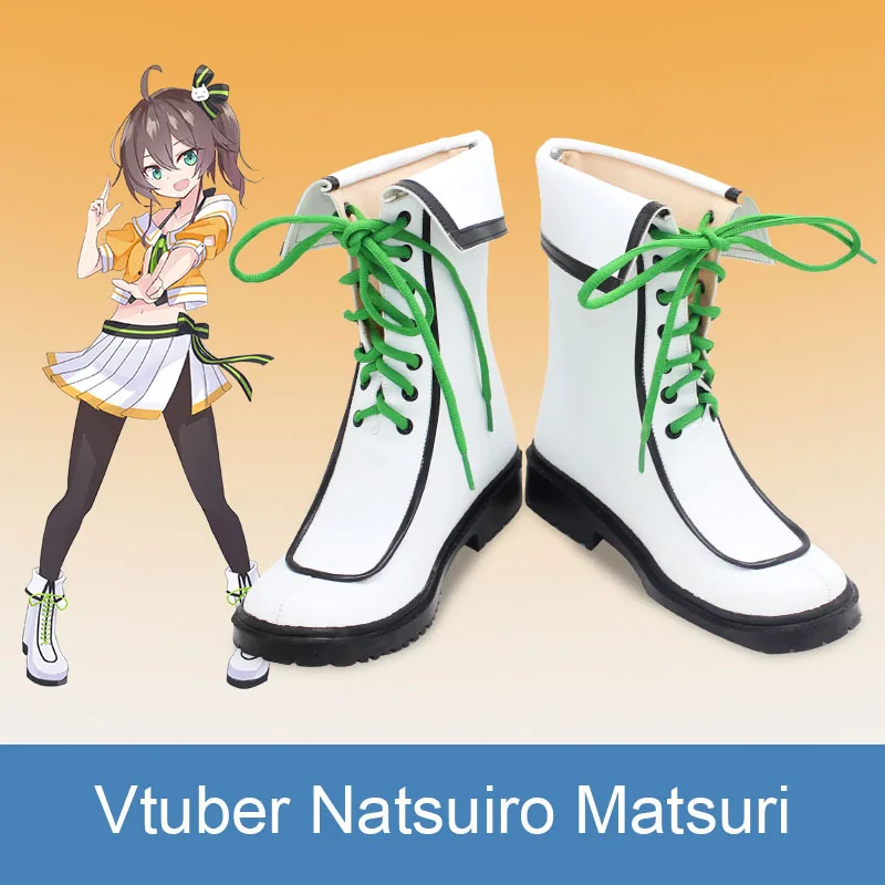 Vtuber Natsuiro Matsuri Cosplay Wig Boots Shoes Leather Shoes Cosplay Accessories Halloween Party Shoes for Women White Shoes
Vtuber Natsuiro Matsuri Cosplay Wig Boots Shoes Leather Shoes Cosplay Accessories Halloween Party Shoes for Women White Shoes