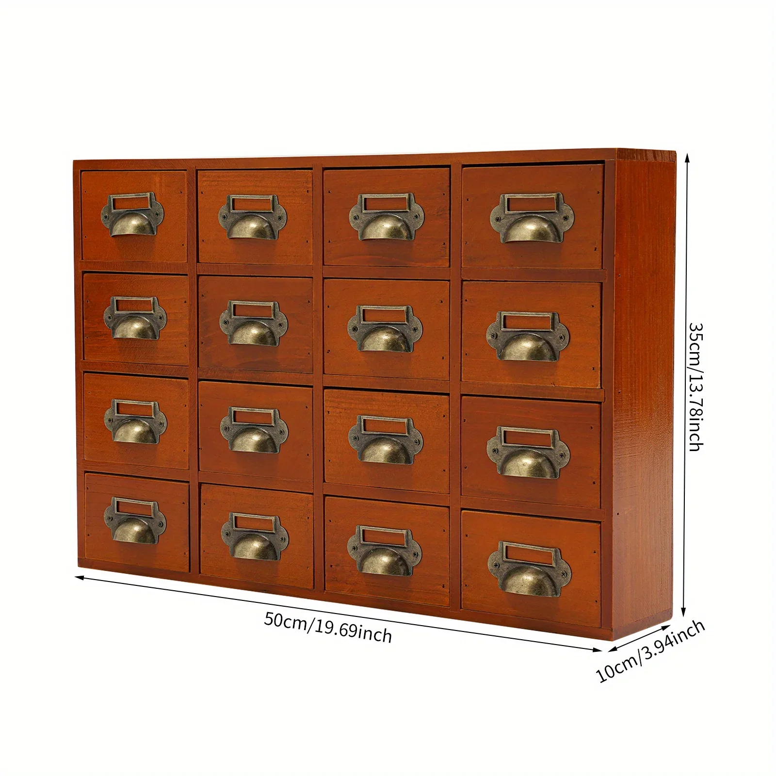 NEW Wooden Drawer Organiser, Desktop Mini Chest of Drawers with 16Drawers, Vintage Drawer Cabinet for Home Office Desk Organiser
NEW Wooden Drawer Organiser, Desktop Mini Chest of Drawers with 16Drawers, Vintage Drawer Cabinet for Home Office Desk Organiser