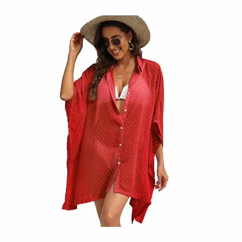 Summer Sunscreen Kimono Swimwear irt Women's Beachwear Loose Fit Cotton Casual Sle Seven Sve Length Faion Trend
Summer Sunscreen Kimono Swimwear irt Women's Beachwear Loose Fit Cotton Casual Sle Seven Sve Length Faion Trend
