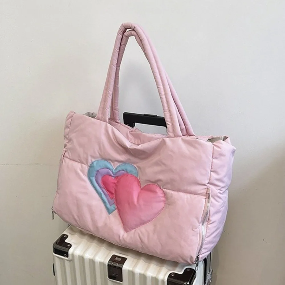 Stylish Exquisite Puffer Tote Bag Large Capacity Soft Shoulder Bag Comfortable Shopping Bag School
Stylish Exquisite Puffer Tote Bag Large Capacity Soft Shoulder Bag Comfortable Shopping Bag School