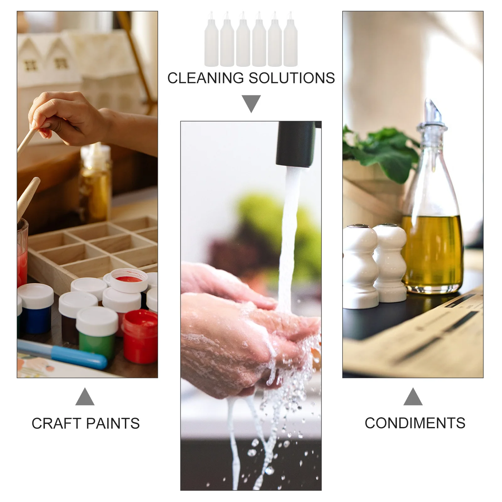 6Pcs 500ml Plastic Tip Bottles Easy to Use for Craft Paints Cleaning Solutions DIY Projects Leak Proof Cap Glue Bottle
6Pcs 500ml Plastic Tip Bottles Easy to Use for Craft Paints Cleaning Solutions DIY Projects Leak Proof Cap Glue Bottle