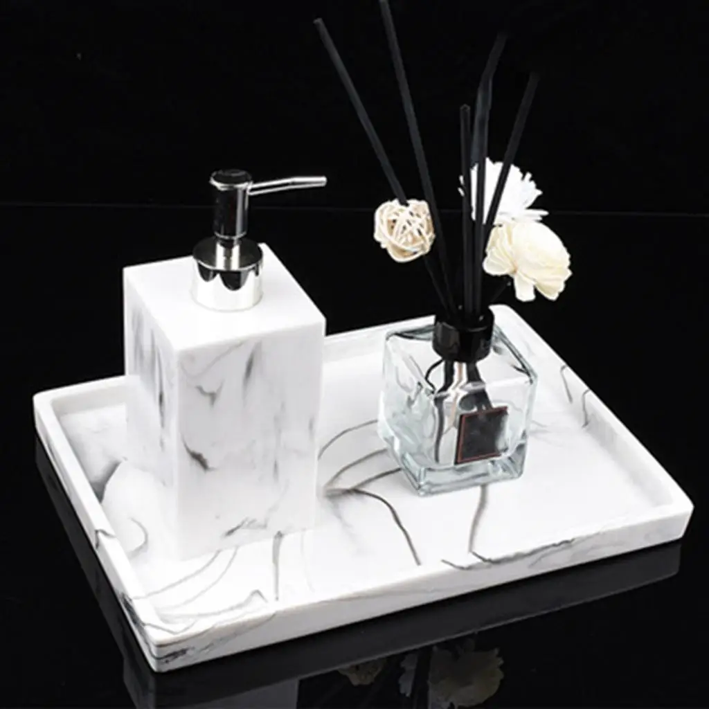 Homyl 12 × 8 × 0,8 дюймов, декоративный фотомраморный органайзер для комода, отеля
Homyl 12 × 8 × 0,8 дюймов, декоративный фотомраморный органайзер для комода, отеля
