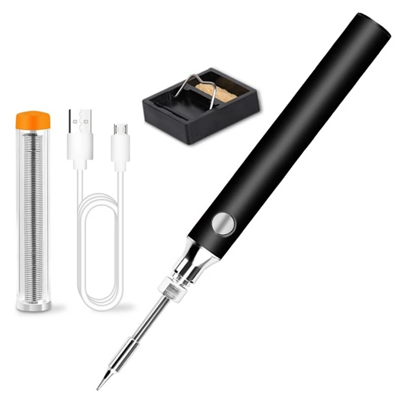 A81M New DIY Cordless Soldering Iron Kit, USB Rechargeable, Temperature-Adjustable Soldering Iron Tool, For Home Appliance Repai
A81M New DIY Cordless Soldering Iron Kit, USB Rechargeable, Temperature-Adjustable Soldering Iron Tool, For Home Appliance Repai