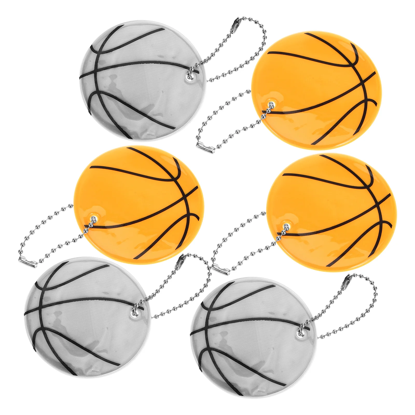 6 Pcs 6cm Reflective Basketball Keychains Pendant Warning Accessories for Night Sports Orange
6 Pcs 6cm Reflective Basketball Keychains Pendant Warning Accessories for Night Sports Orange