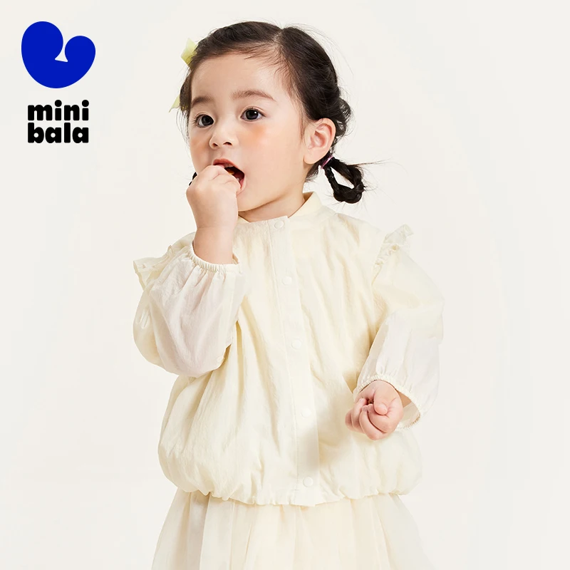 Mini Bala Girls' Summer Lightweight Sunscreen Clothing Breathable Sun-protection Coat UPF40+
Mini Bala Girls' Summer Lightweight Sunscreen Clothing Breathable Sun-protection Coat UPF40+