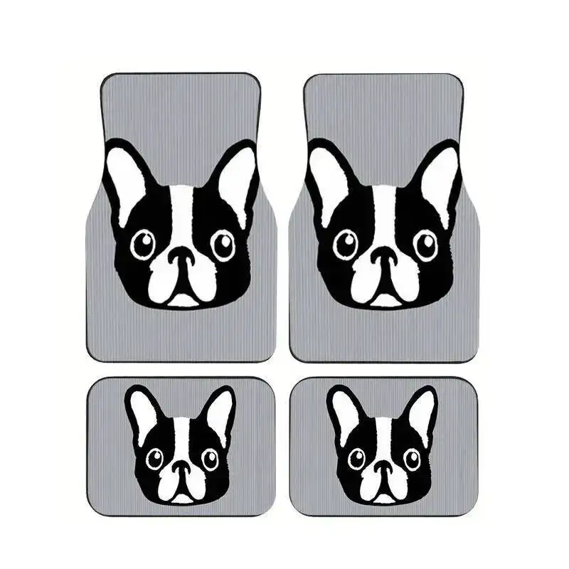 4Pcs French Bulldog Print Car Floor Mats Non-Slip Universal Waterproof Foot Pads For Auto Interior Decoration For Sedan SUV
4Pcs French Bulldog Print Car Floor Mats Non-Slip Universal Waterproof Foot Pads For Auto Interior Decoration For Sedan SUV
