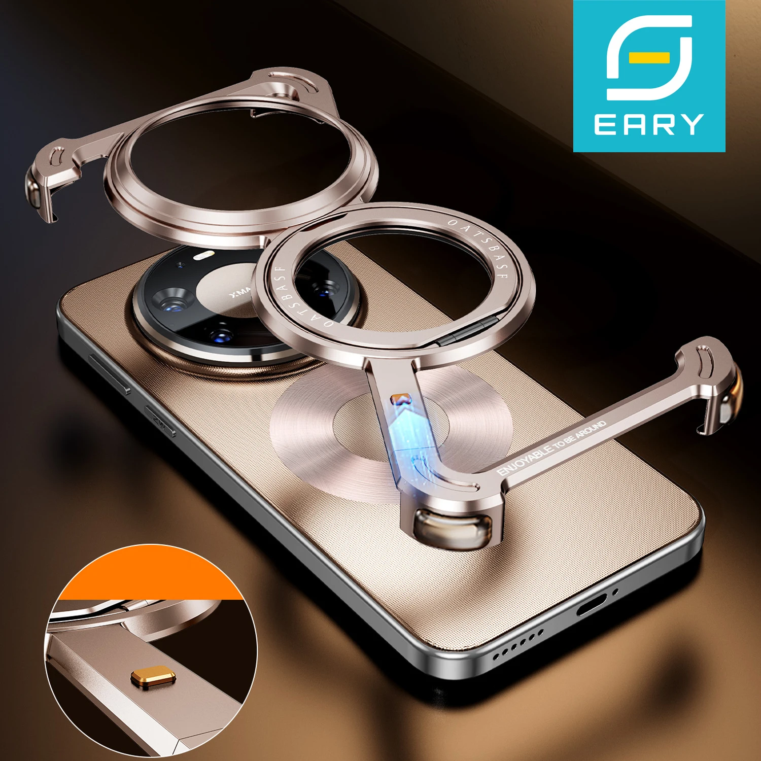 Чехол для телефона Eary Z для Huawei Mate 80 Pro Max с 360° ° Вращающаяся подставка Магнитный металлический безрамный бампер Защитная алюминиевая крышка
Чехол для телефона Eary Z для Huawei Mate 80 Pro Max с 360° ° Вращающаяся подставка Магнитный металлический безрамный бампер Защитная алюминиевая крышка