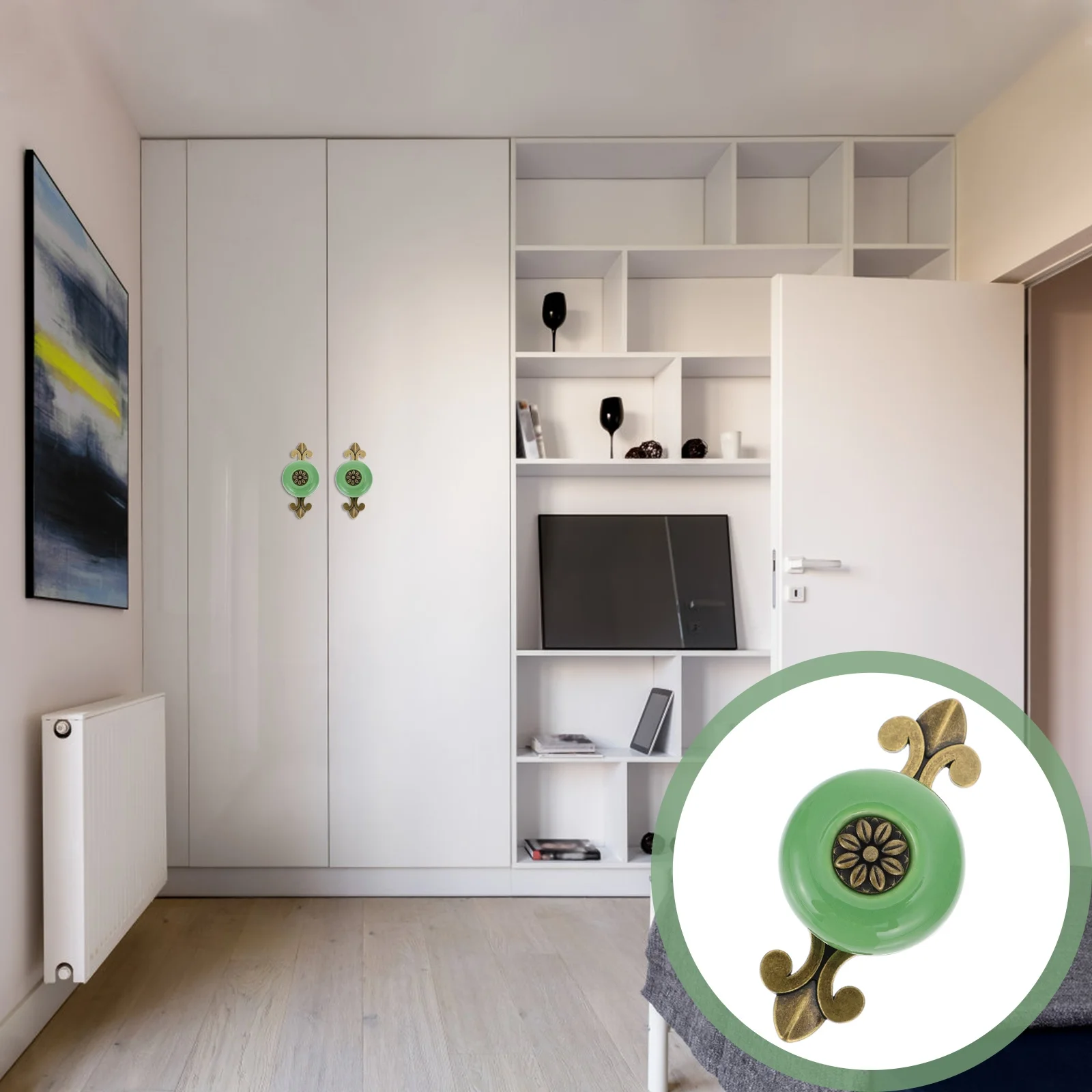 Vintage Ceramic Pulls Handle Cabinet Handles Knobs Door for Cupboards Porcelain Zinc Alloy Doors
Vintage Ceramic Pulls Handle Cabinet Handles Knobs Door for Cupboards Porcelain Zinc Alloy Doors