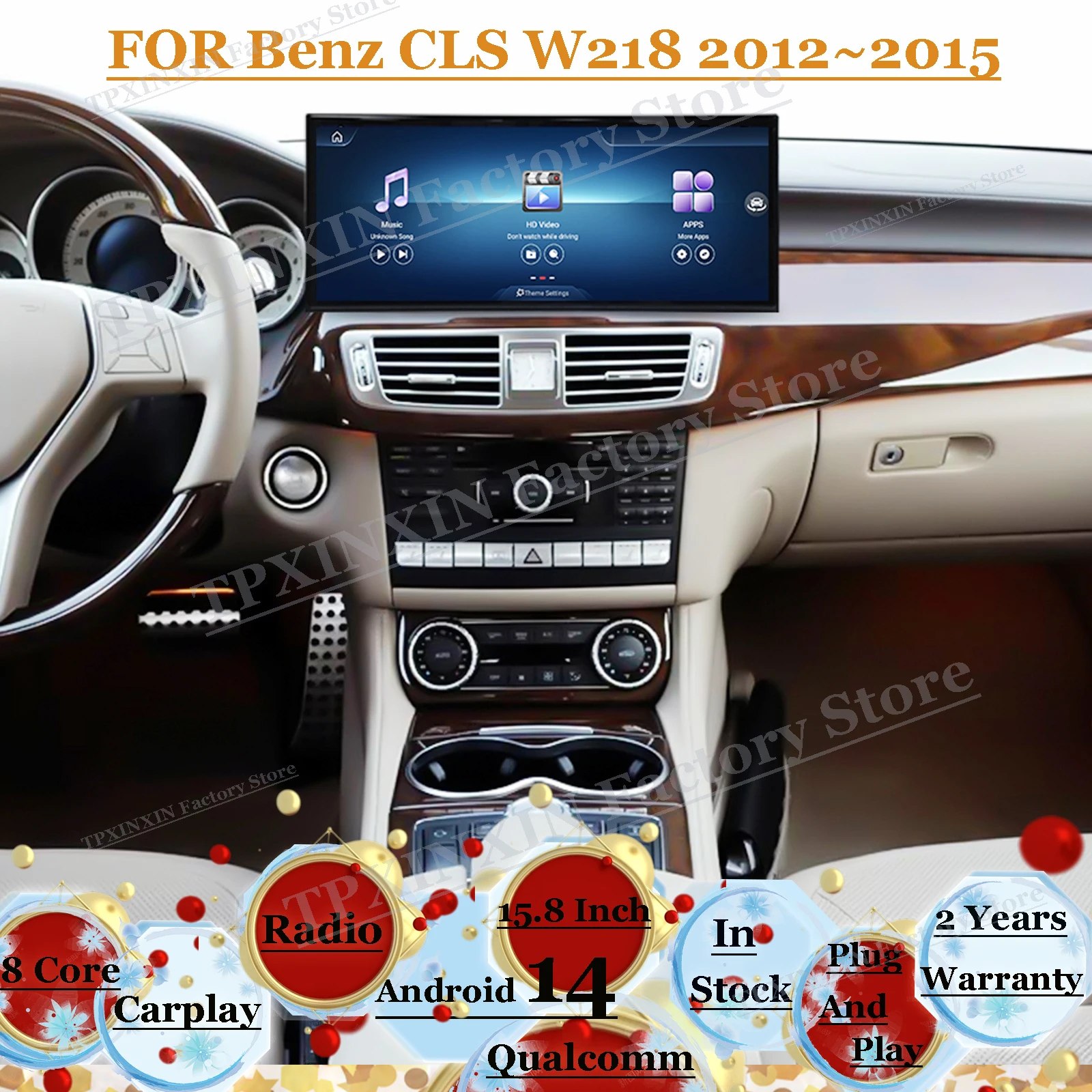 Мультимедийная система Qualcomm 8 Core Android для Mercedes-Benz CLS W218 2012-2015 с GPS-навигацией, Bluetooth 5.0, Wi-Fi и стереофоническим головным устройством
Мультимедийная система Qualcomm 8 Core Android для Mercedes-Benz CLS W218 2012-2015 с GPS-навигацией, Bluetooth 5.0, Wi-Fi и стереофоническим головным устройством