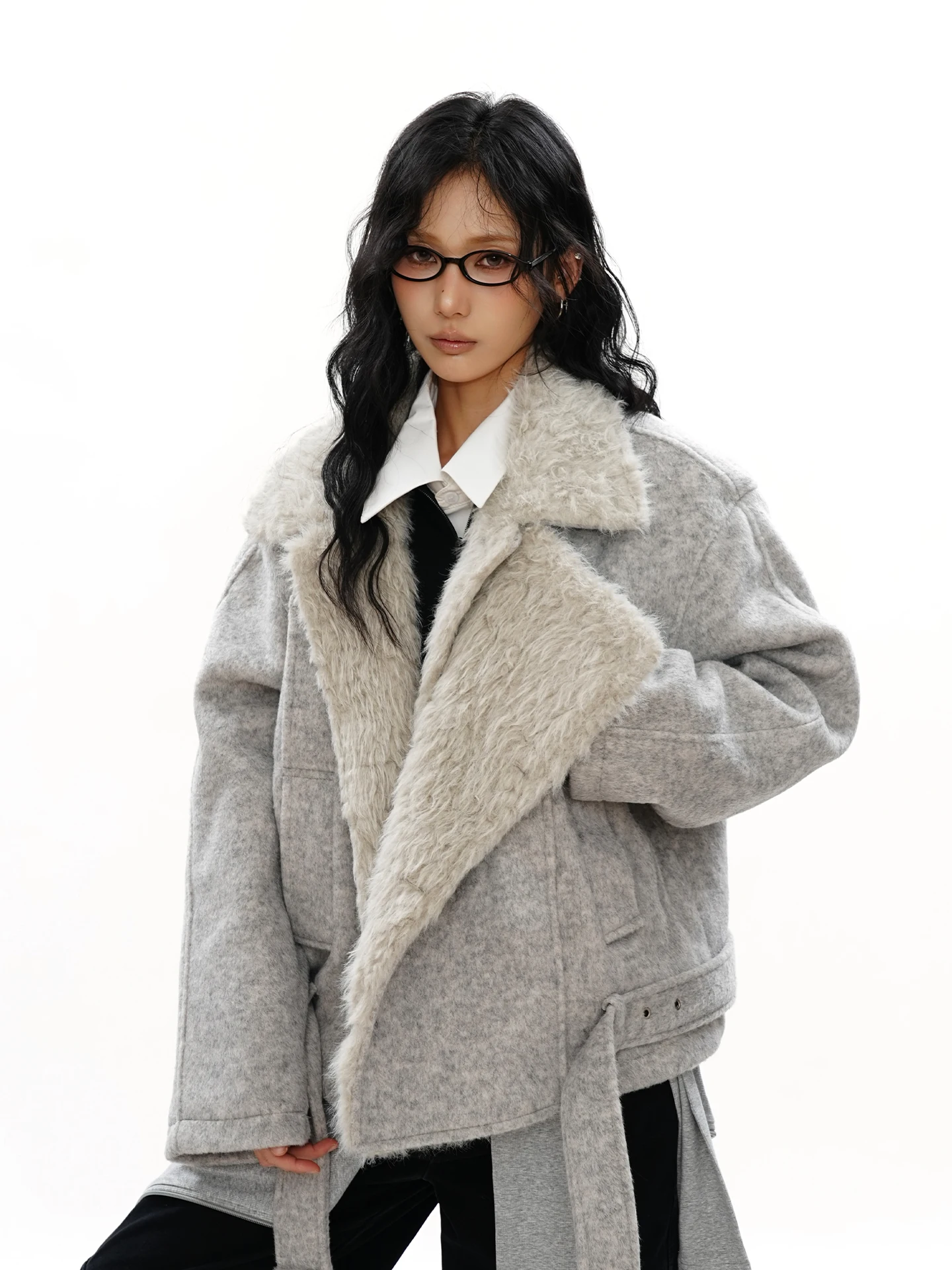 S3T5 Wool Blend Cotton Jaet with Fur Collar ex Winter Coat Double Buttoned Thiened Long Sve Zipper Closure C...
S3T5 Wool Blend Cotton Jaet with Fur Collar ex Winter Coat Double Buttoned Thiened Long Sve Zipper Closure C...