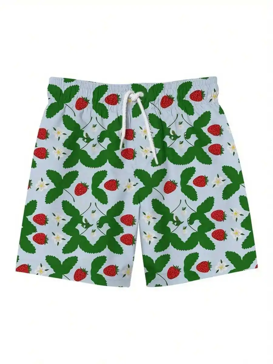 Mens Strawberry Print Beach Shorts Quick Dry Lightweight Swim Trunks Summer Poolwear
Mens Strawberry Print Beach Shorts Quick Dry Lightweight Swim Trunks Summer Poolwear
