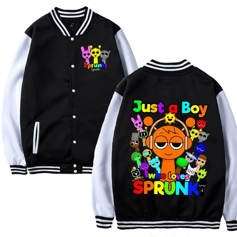 New Just A Boy Who Loves Sprunki Jackets Fashion Kids Long Sleeve Button Outerwear Boys Cartoon Sprunki Casual Girls Jacket Coat
New Just A Boy Who Loves Sprunki Jackets Fashion Kids Long Sleeve Button Outerwear Boys Cartoon Sprunki Casual Girls Jacket Coat