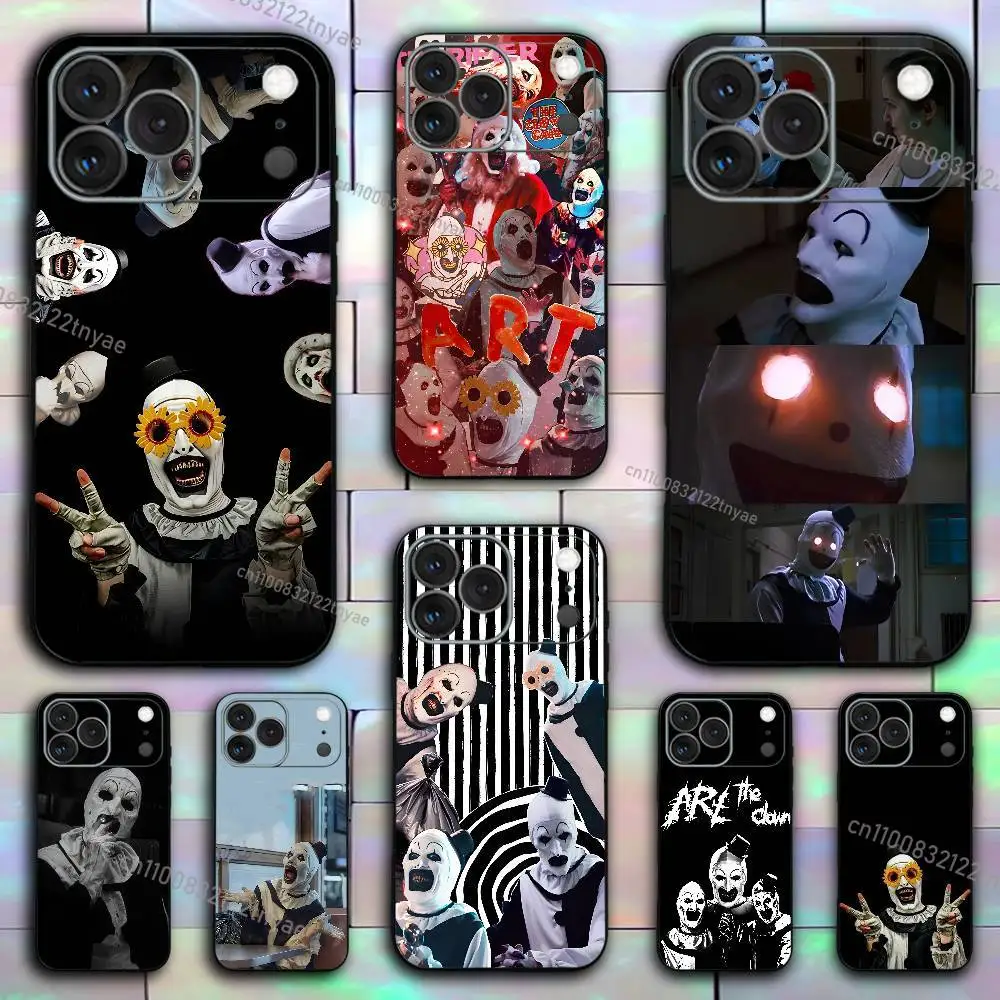 Black Shockproof TPU For iPhone 17,16,15,14,13,12,11,Pro,X,XS,Max,XR,Plus,Mini Art the Clown horror T-Terrifier Soft Phone Case
Black Shockproof TPU For iPhone 17,16,15,14,13,12,11,Pro,X,XS,Max,XR,Plus,Mini Art the Clown horror T-Terrifier Soft Phone Case