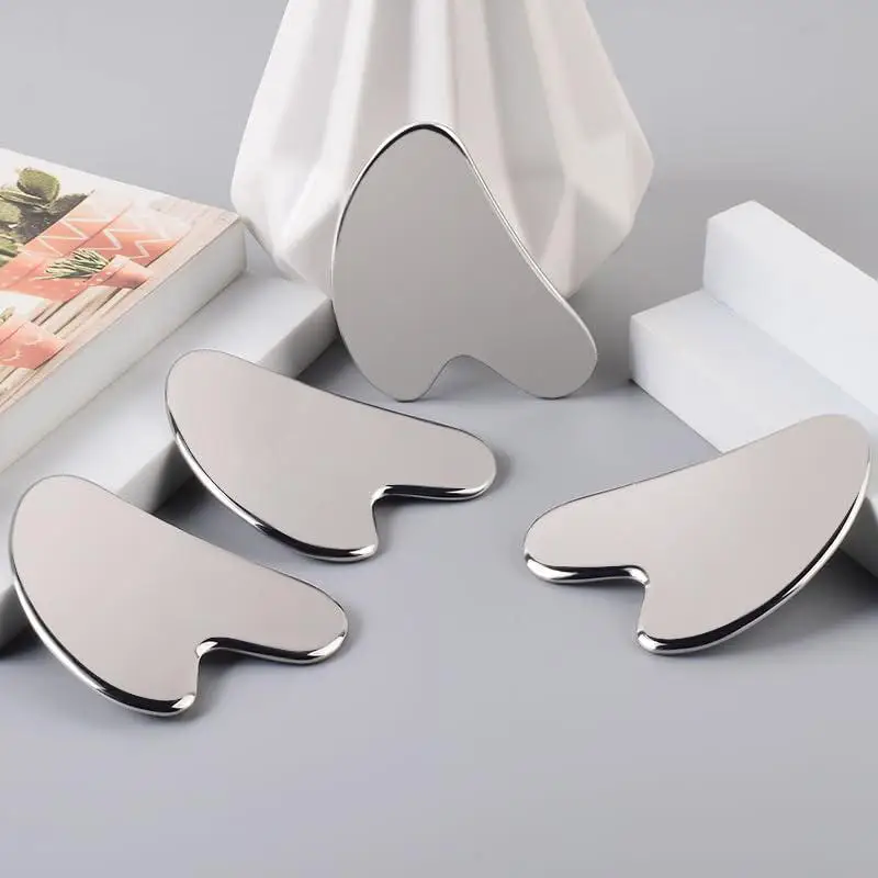 Gua Sha Board Guasha Massage for Face Stainless Steel Body Massager Facial Scraping Plate SPA Guasha Scraper for Neck Back
Gua Sha Board Guasha Massage for Face Stainless Steel Body Massager Facial Scraping Plate SPA Guasha Scraper for Neck Back