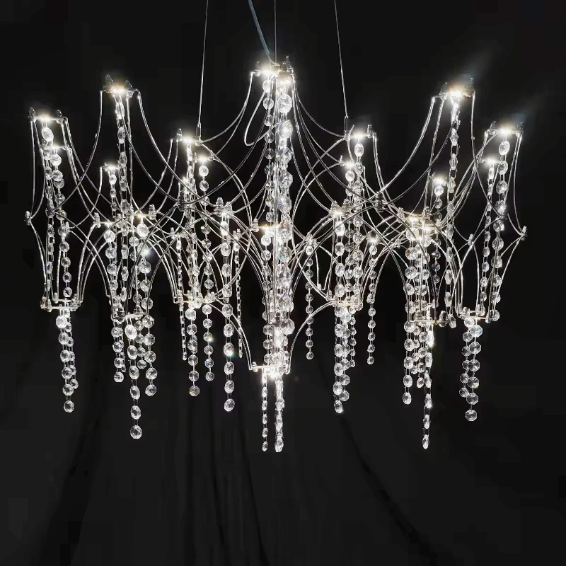 2025 popular French crystal chandelier, modern living room, dining room, bedroom, master bedroom decoration chandelier
2025 popular French crystal chandelier, modern living room, dining room, bedroom, master bedroom decoration chandelier